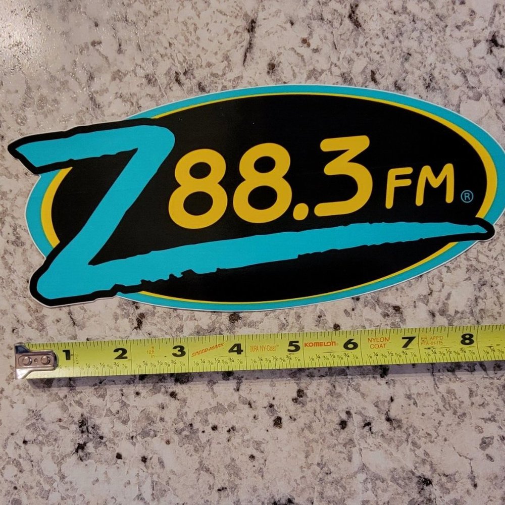 Radio Station Vinyl Sticker